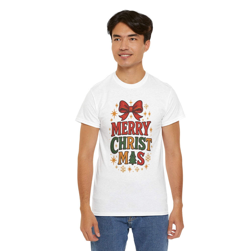 Merry Christmas Unisex Cotton Tee