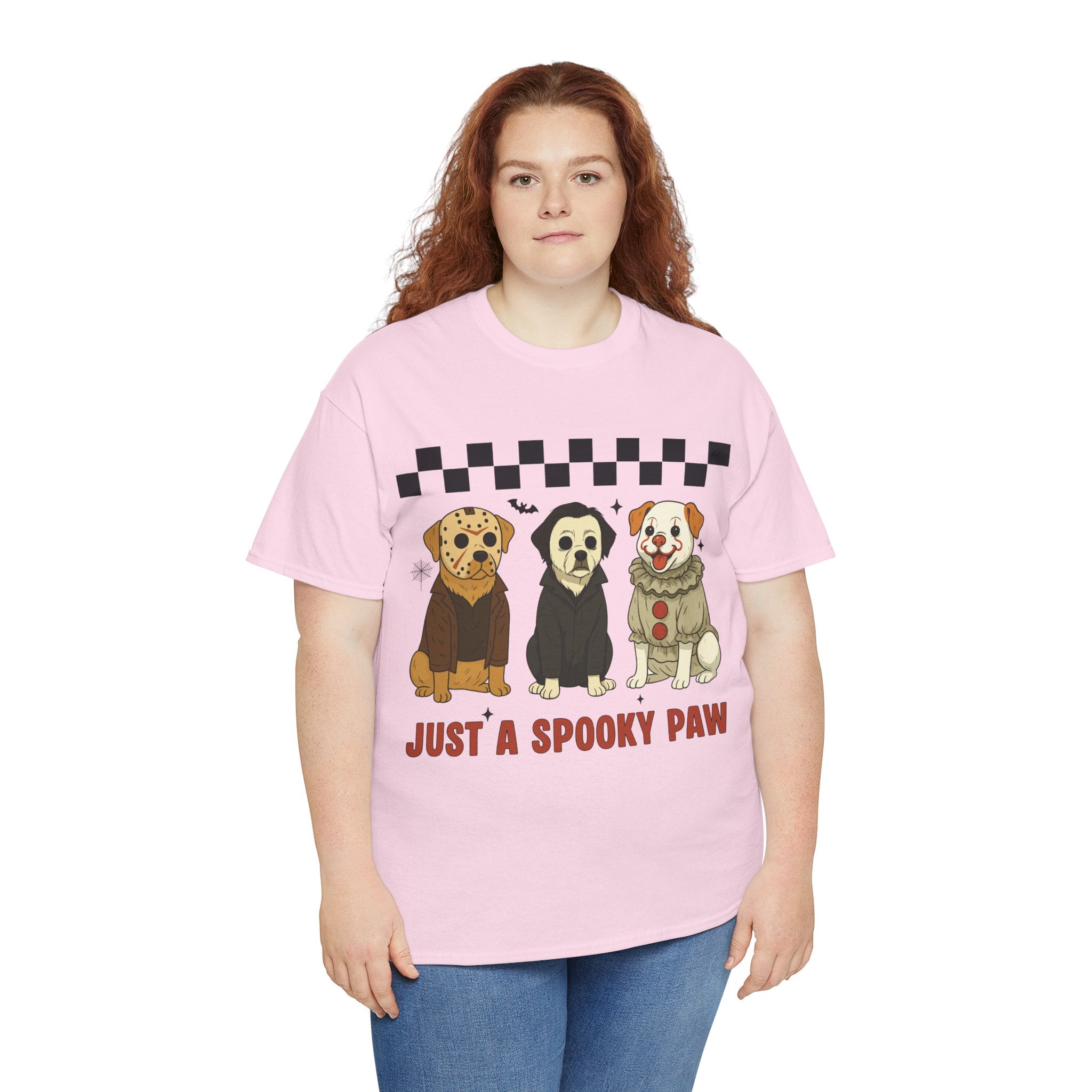 Halloween "Just A Spooky Paw" Unisex Cotton Tee