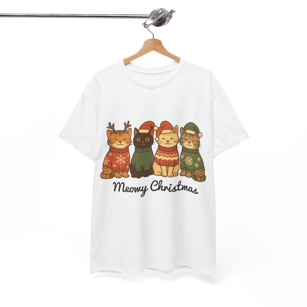 Christmas Cats Unisex Cotton Tee
