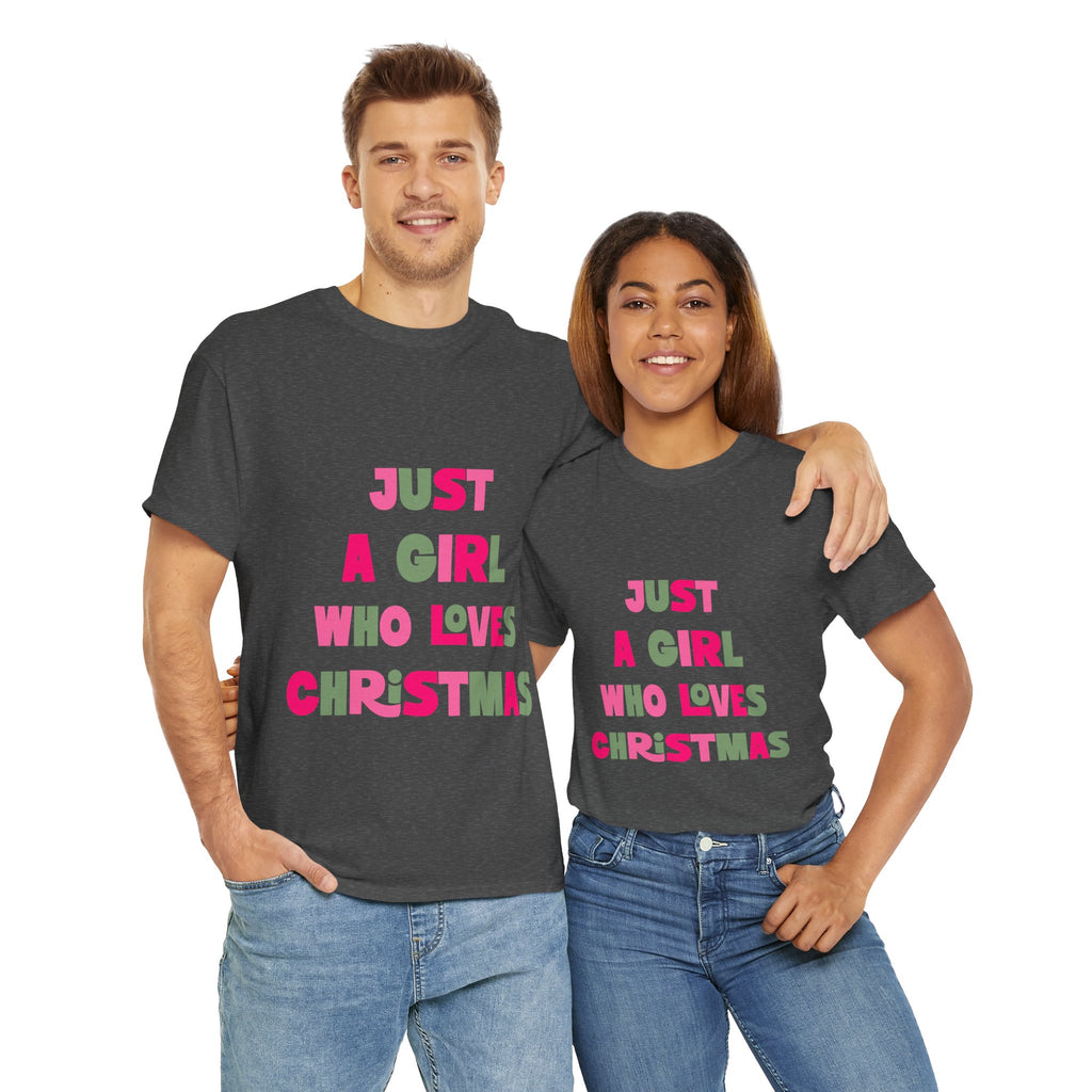 Christmas Text Unisex Cotton Tee