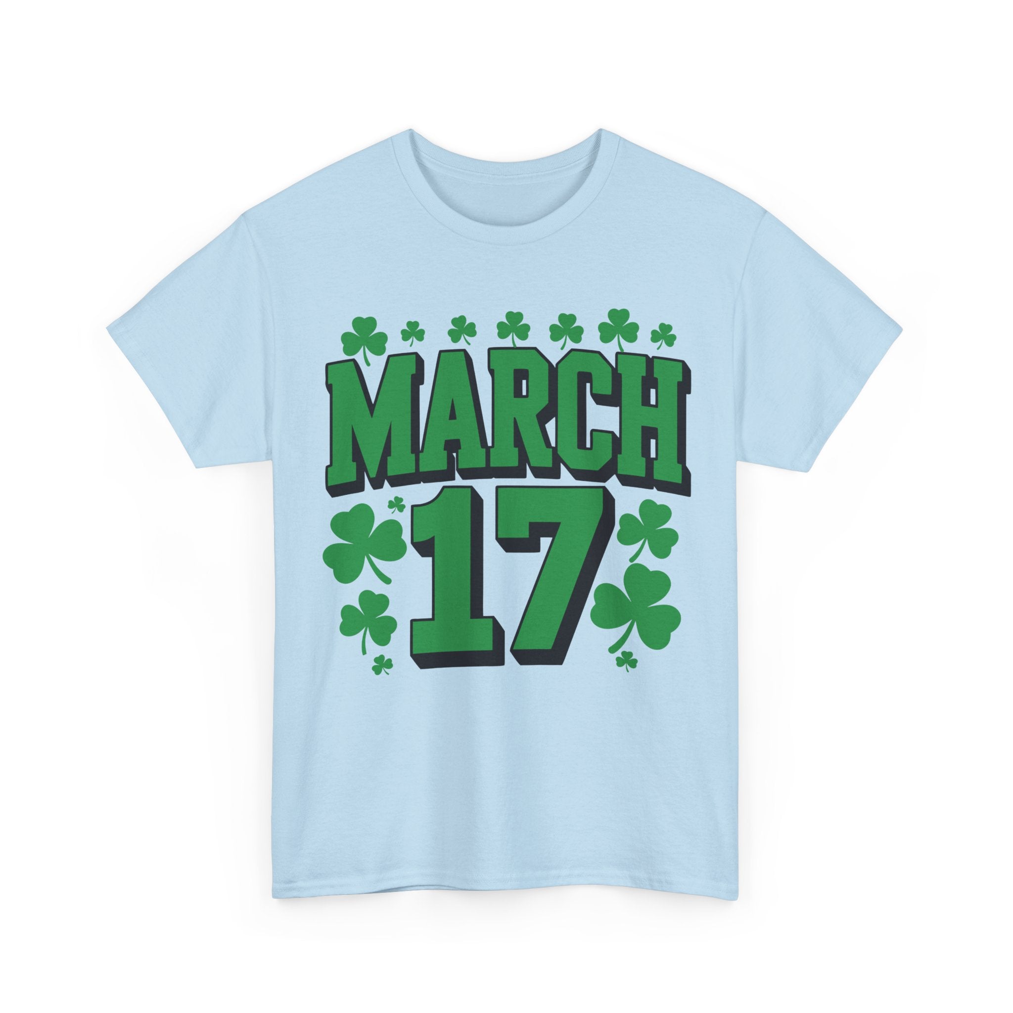 St. Patrick’s Day March 17 Shamrock Unisex Cotton T‑Shirt