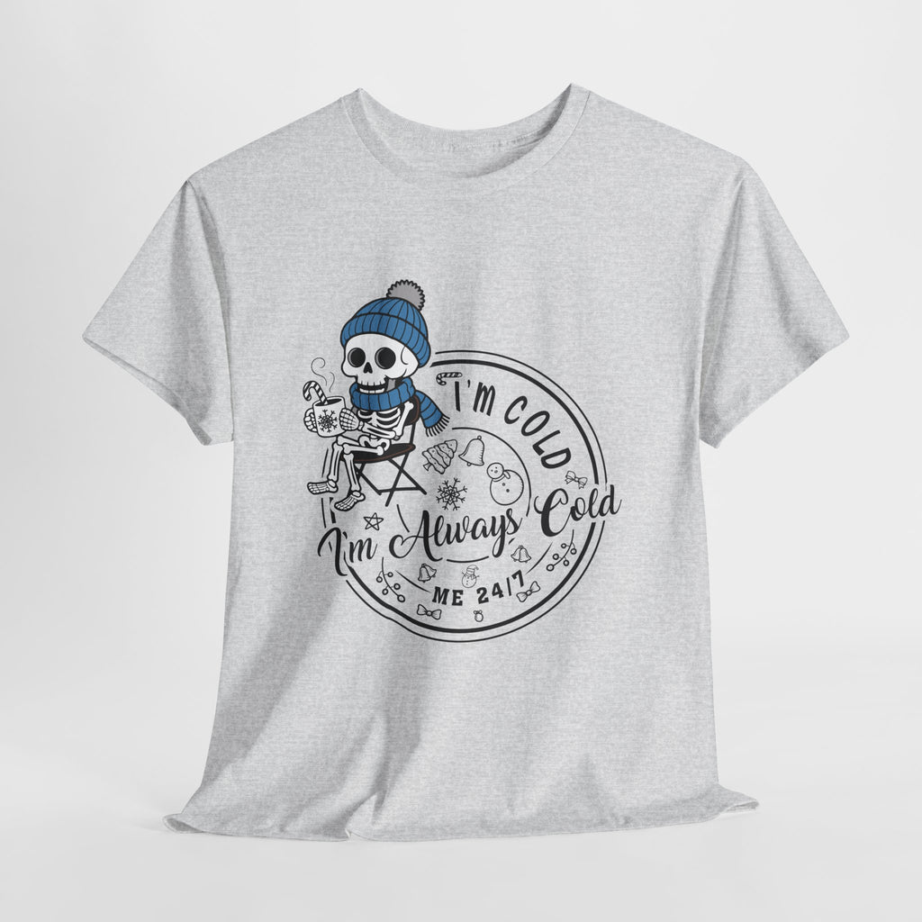 Cozy Skeleton Unisex Cotton Tee