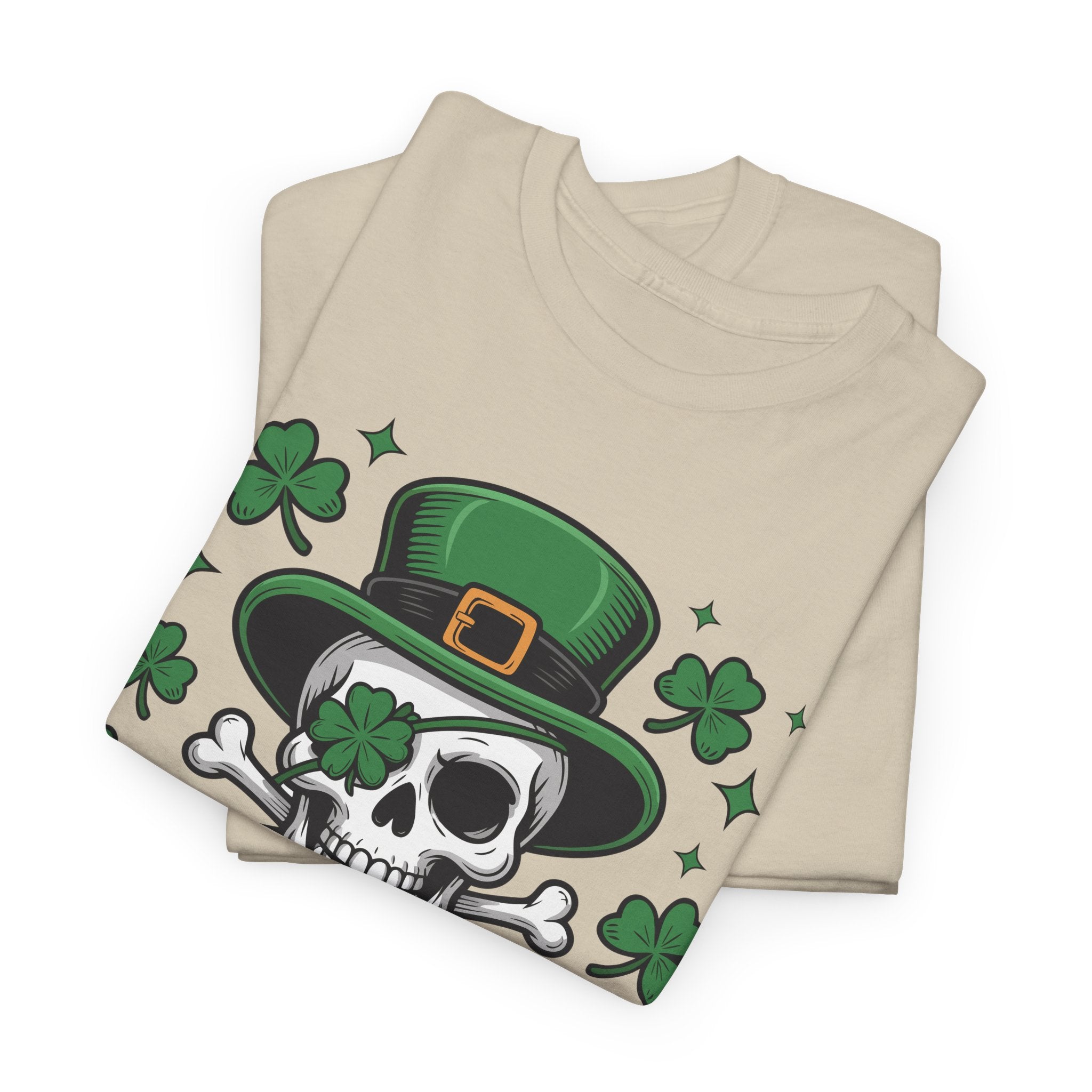 Let the Shenanigans Begin — Leprechaun Skull Unisex Cotton T-Shirt
