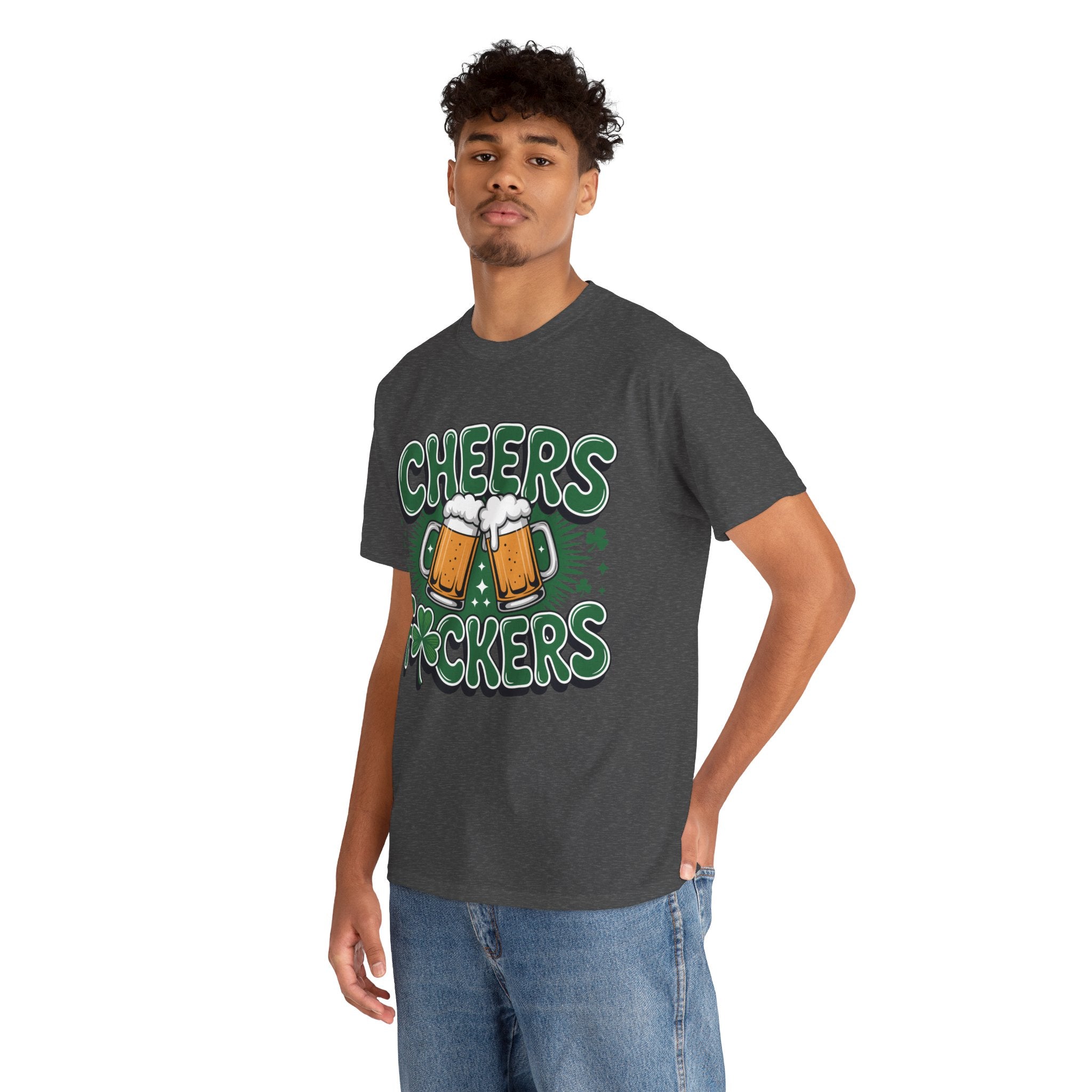 Cheers Fockers Beer Clinking Mugs Unisex Cotton T-Shirt