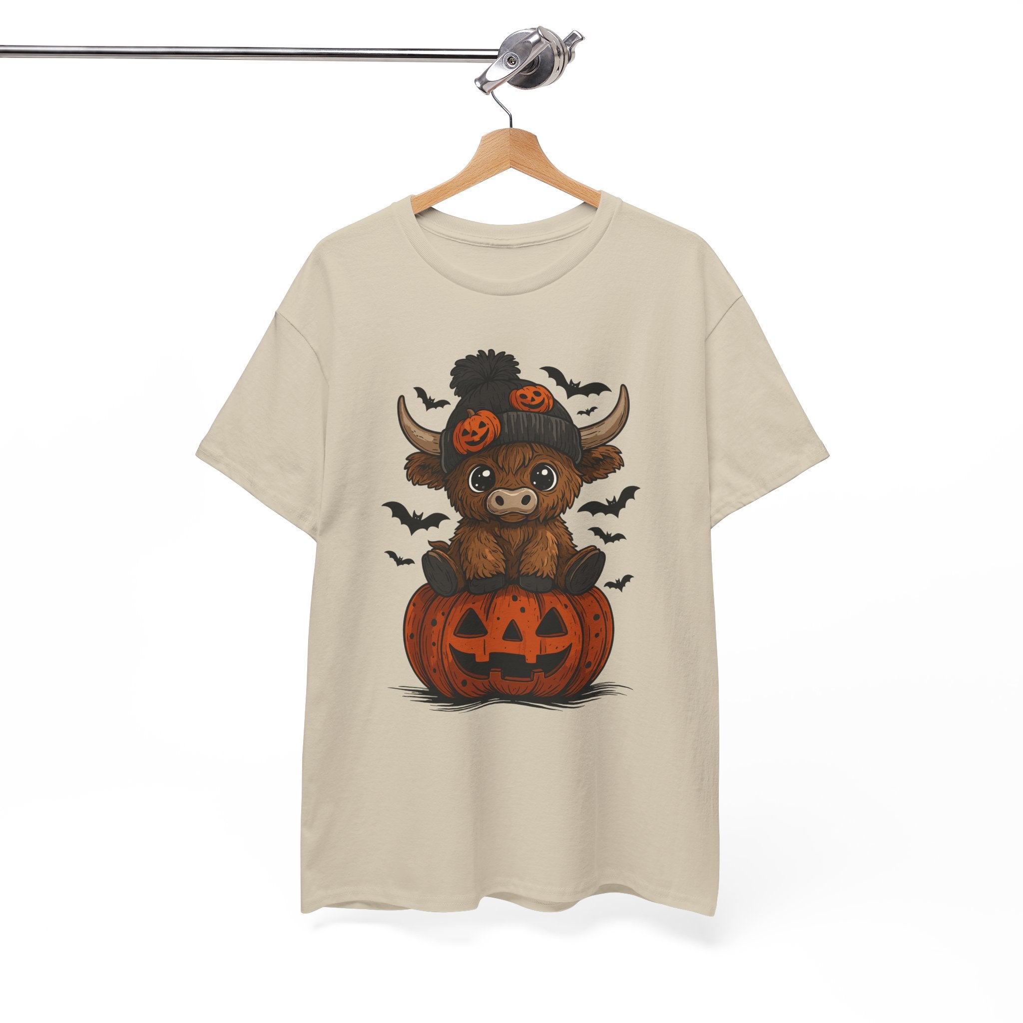 Halloween Cow Unisex Cotton Tshirt