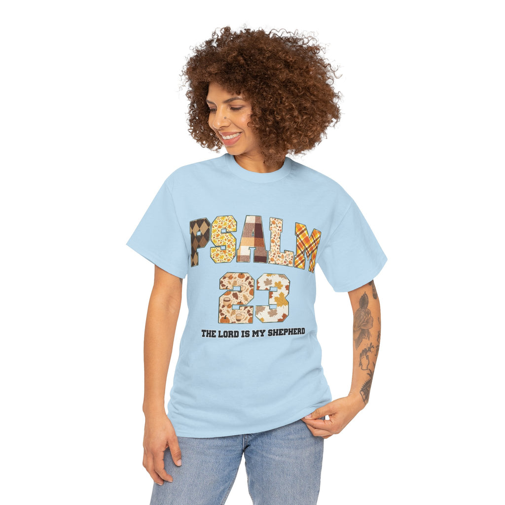 Psalm 23 Patchwork Unisex Cotton Tee