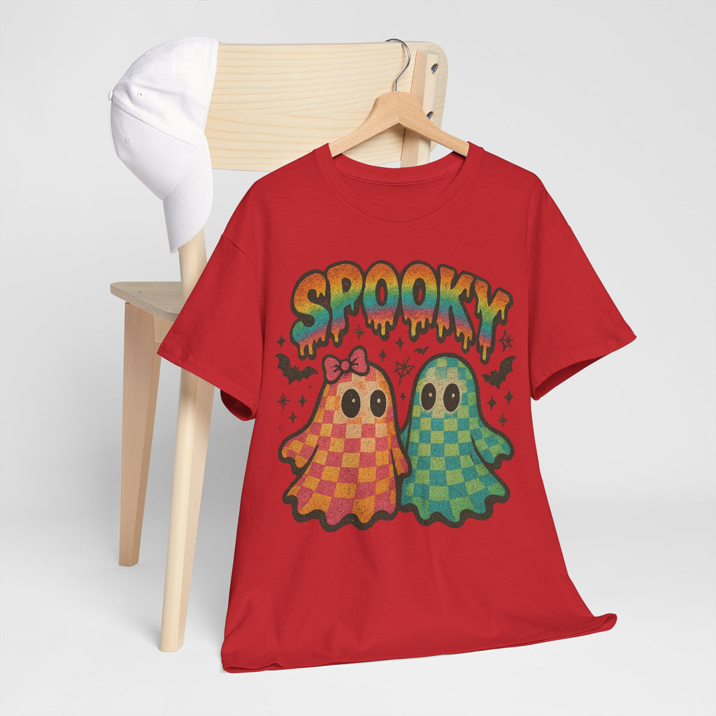 Spooky Pastel Ghosts Unisex Cotton Tee