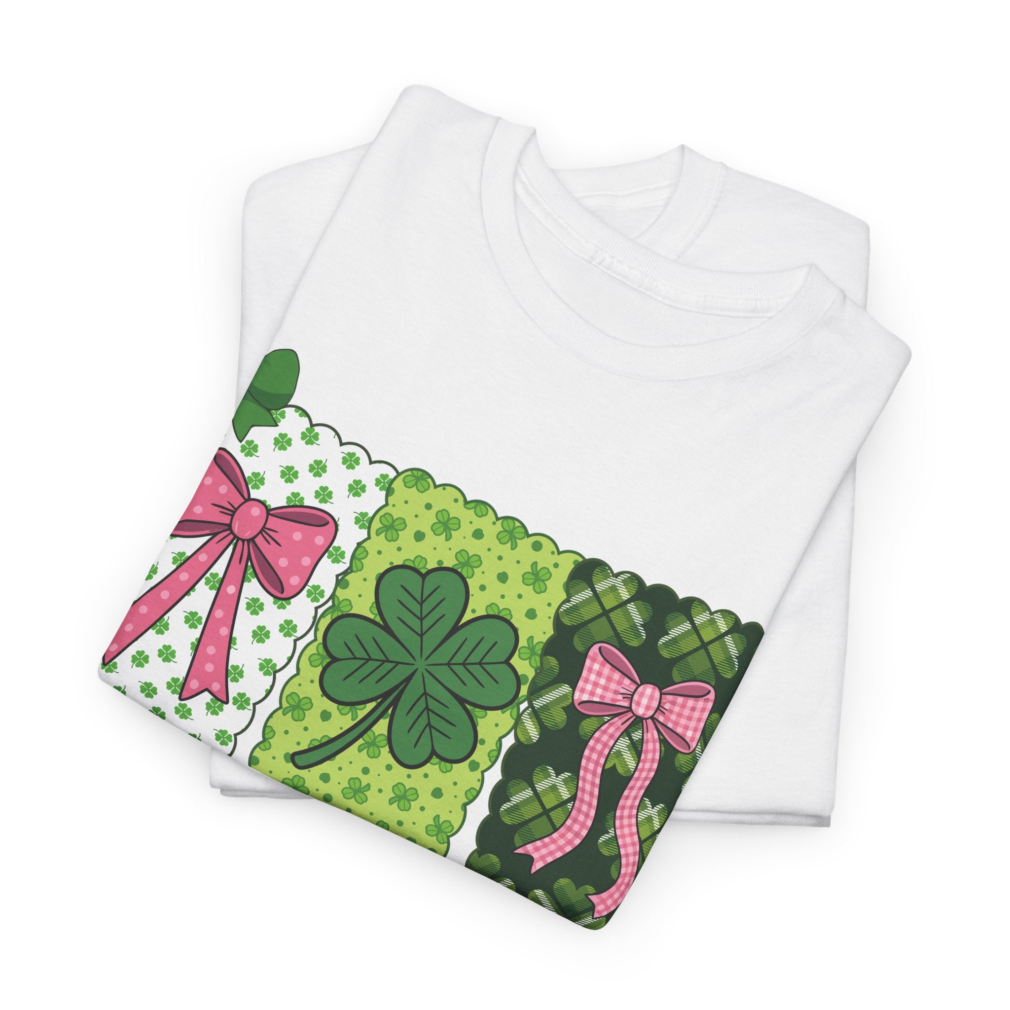 Lucky and Blessed Clover Unisex Cotton Tee