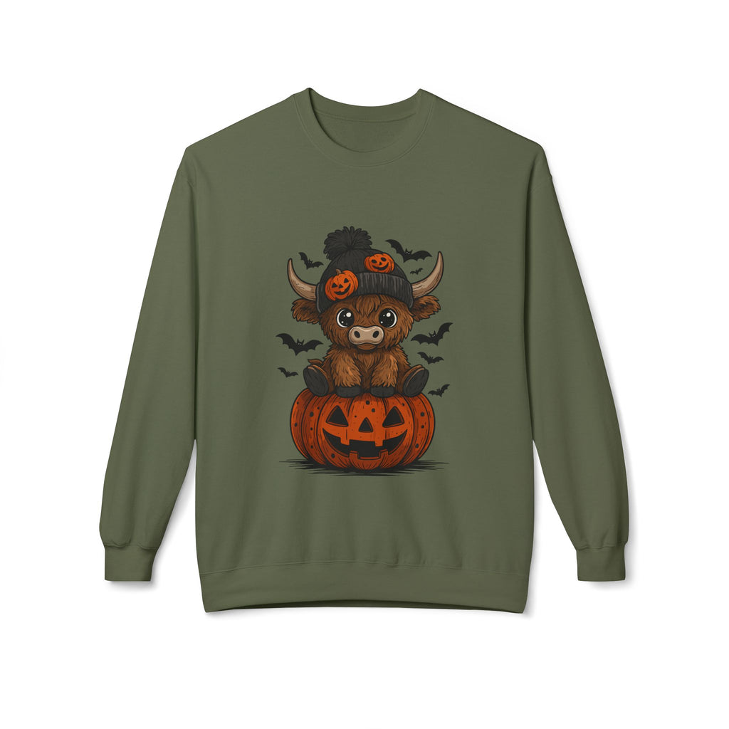 Halloween Bear Unisex Fleece Sweatshirt