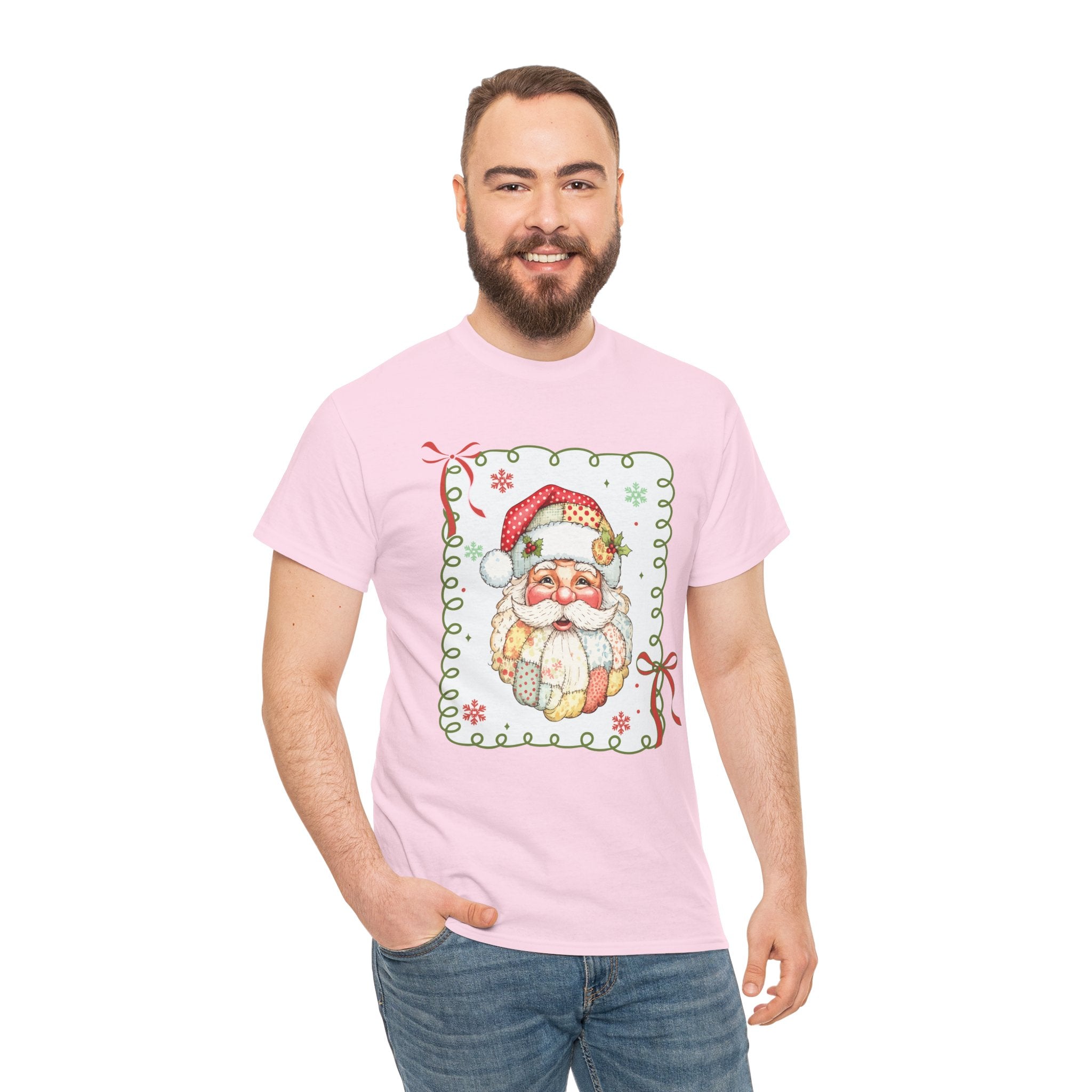 Santa Vintage Unisex Cotton Tee