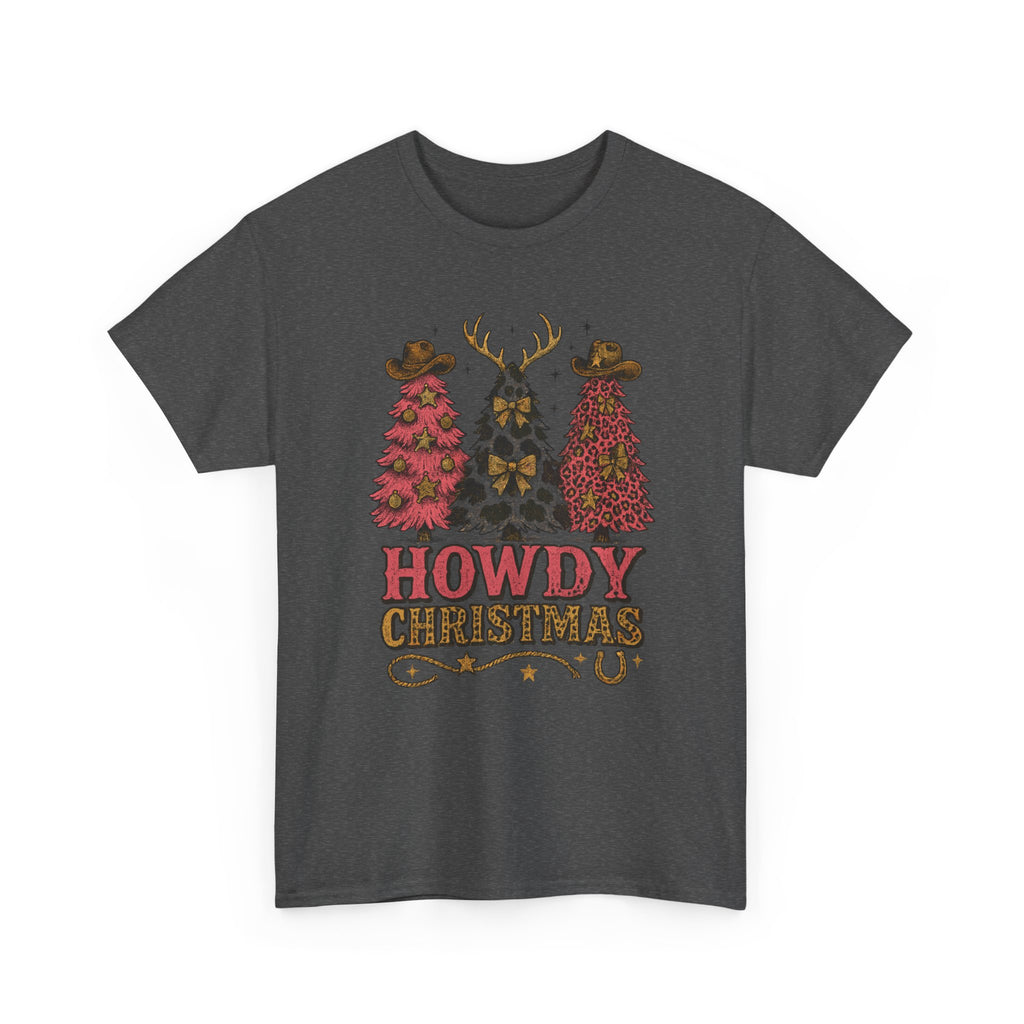 Western Christmas Unisex Cotton Tee