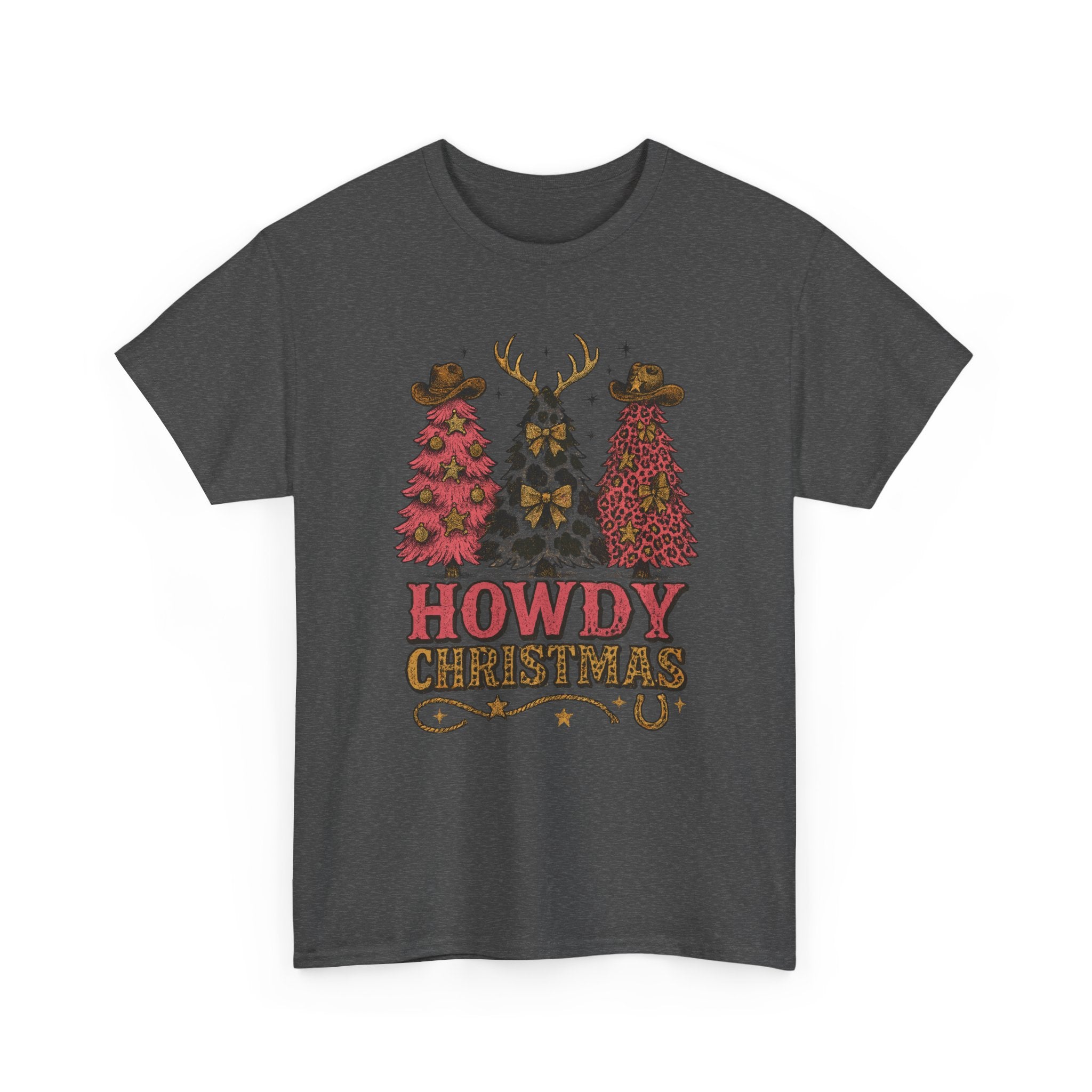 Western Christmas Unisex Cotton Tee