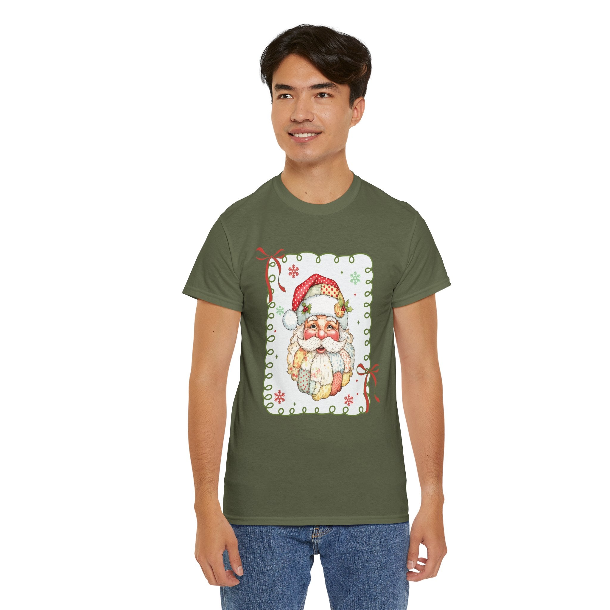 Santa Vintage Unisex Cotton Tee