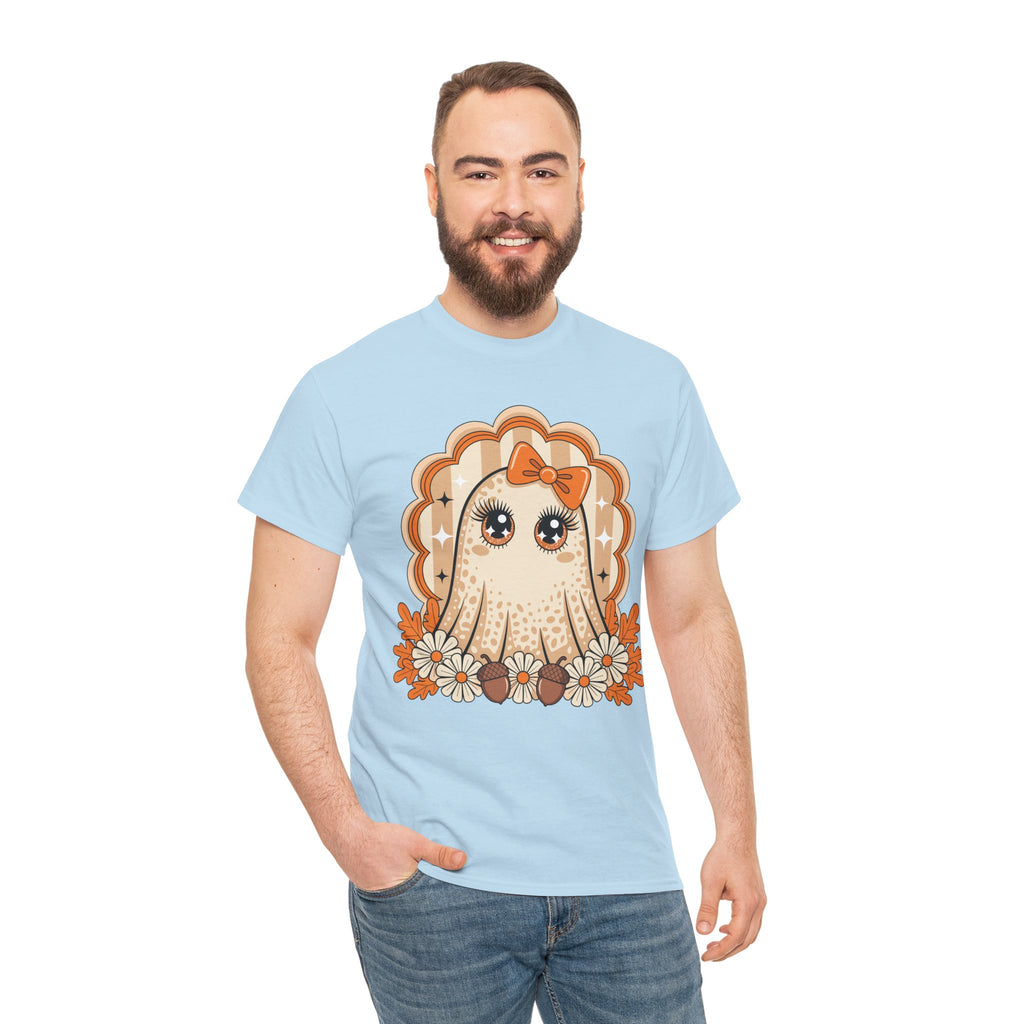 Ghost and Daisies Unisex Cotten Tee