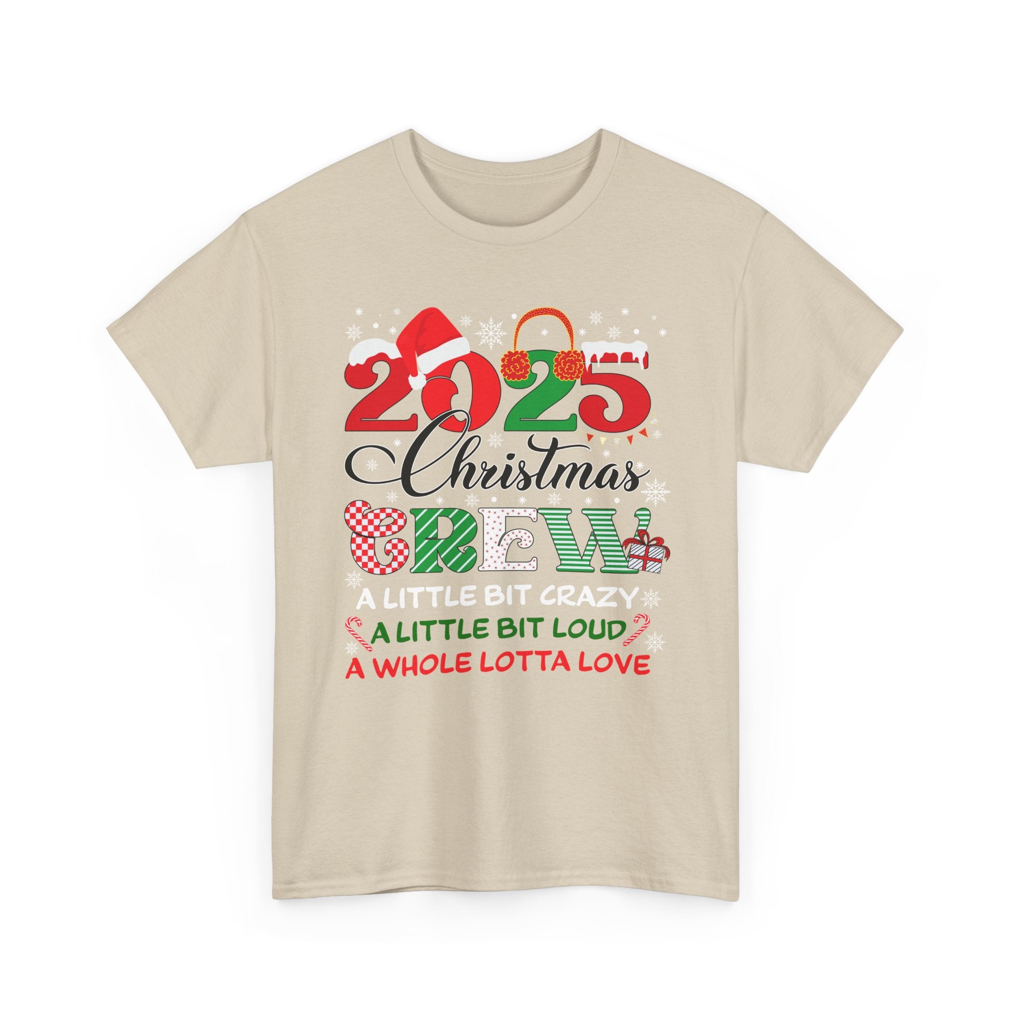 Christmas Crew 2025 Unisex Cotton Tee