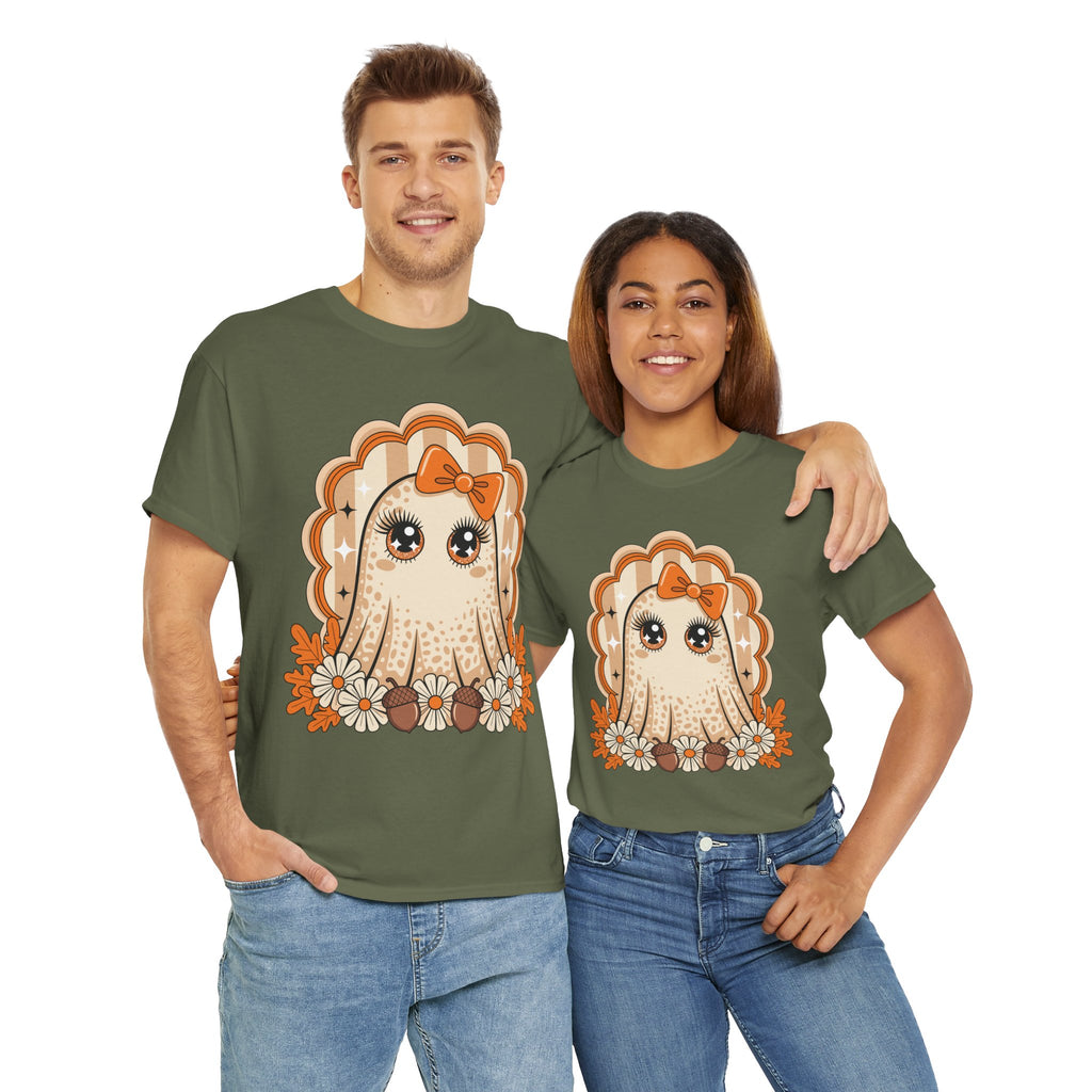 Ghost and Daisies Unisex Cotten Tee
