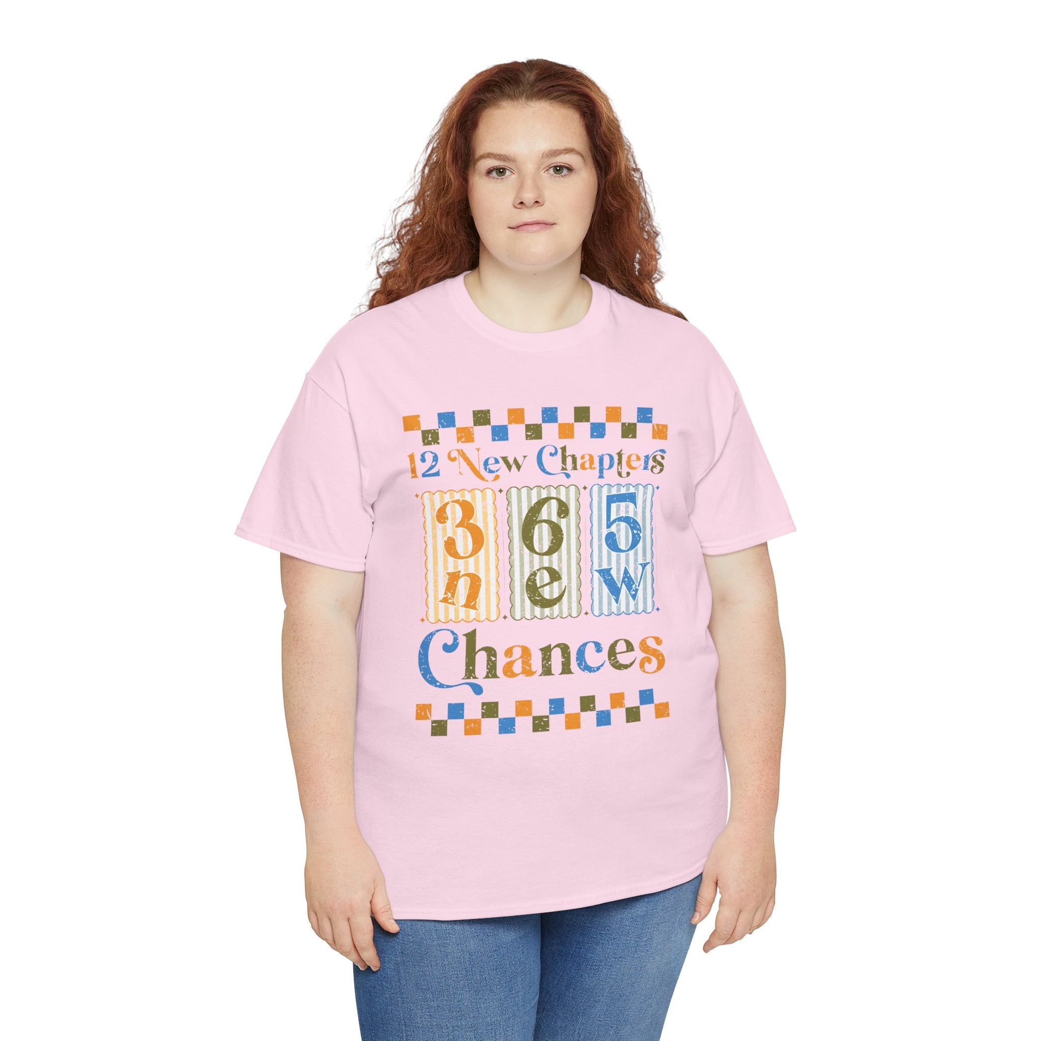 12 New Chapters 365 New Chances Vintage Tee — Fresh Start Inspirational Unisex Cotton Tee