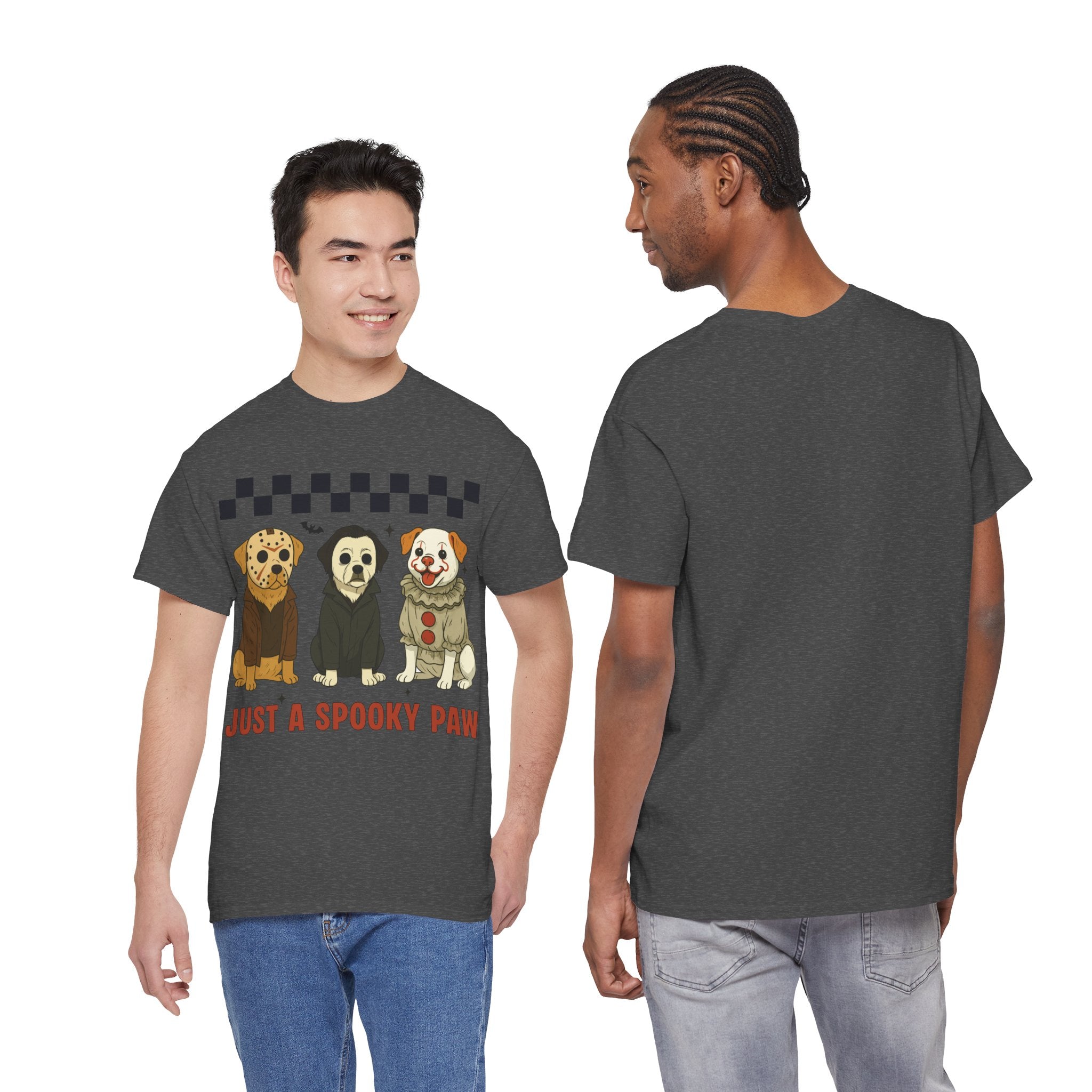 Halloween "Just A Spooky Paw" Unisex Cotton Tee