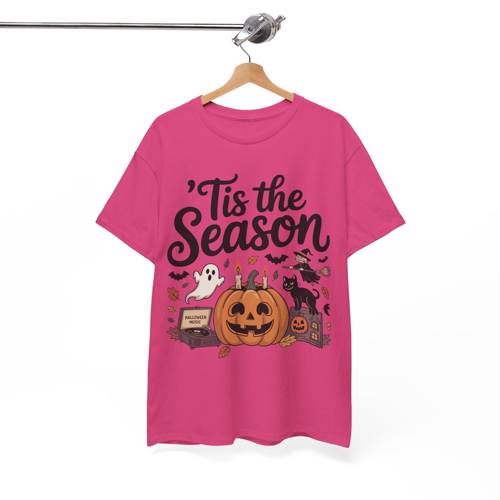 Holiday Season Unisex Cotton T-Shirt - Tis the Season Design