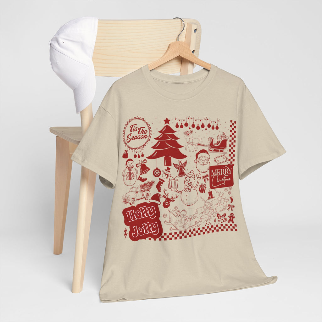 Christmas Festive Unisex Cotton T-shirt
