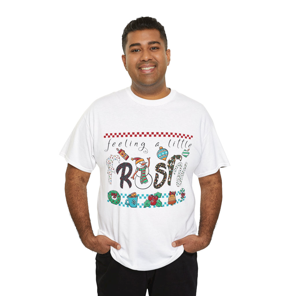 Christmas Frosty Unisex Cotton Tee