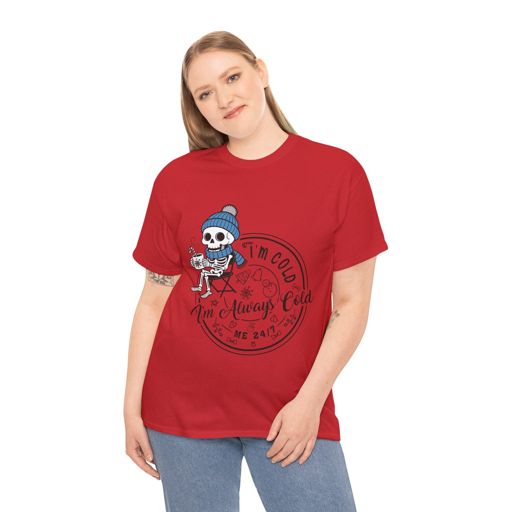 Cozy Skeleton Unisex Cotton Tee