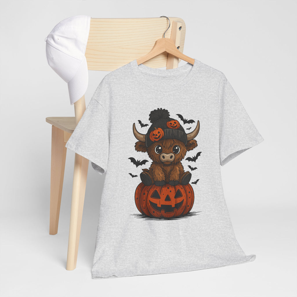 Halloween Cow Unisex Cotton Tshirt