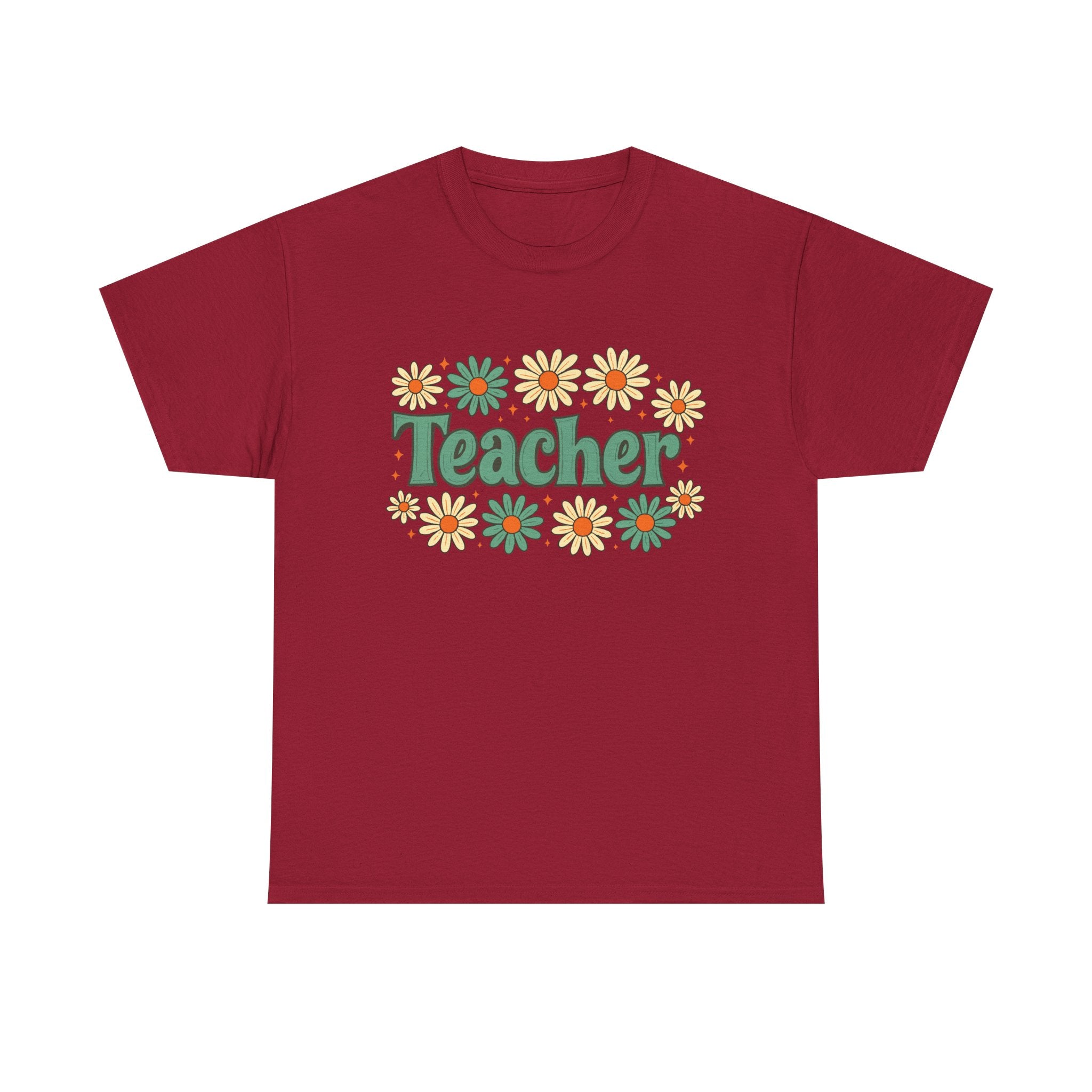 Floral Teacher Tee - Perfect Gift for Educators