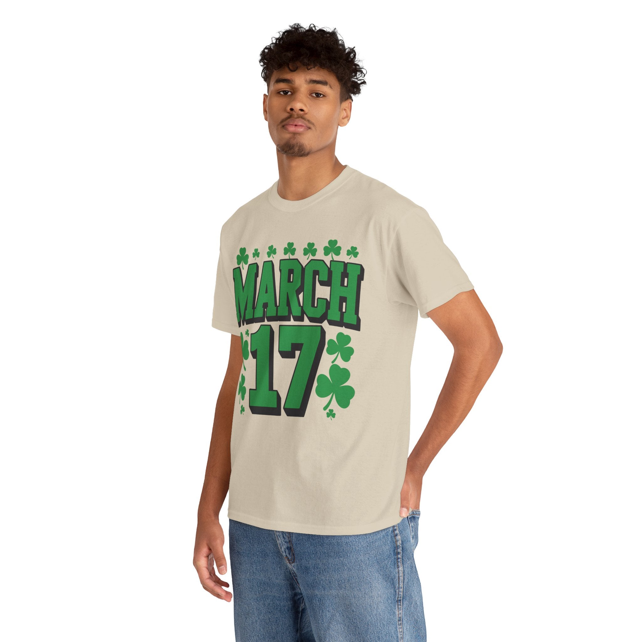 St. Patrick’s Day March 17 Shamrock Unisex Cotton T‑Shirt