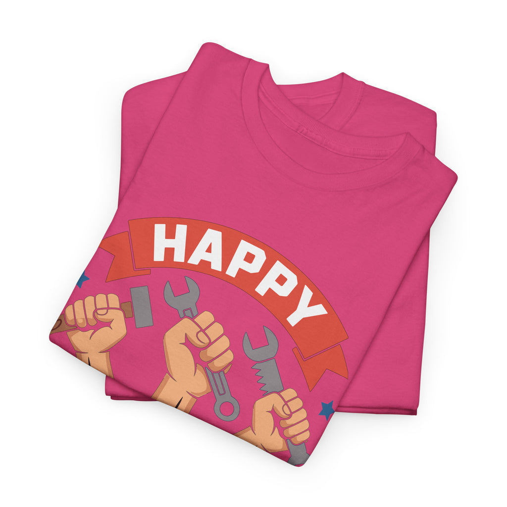 Happy US Labour Day Unisex Heavy Cotton T-Shirt
