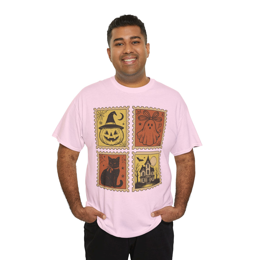 Halloween Stamp Collection Unisex Cotton Tee