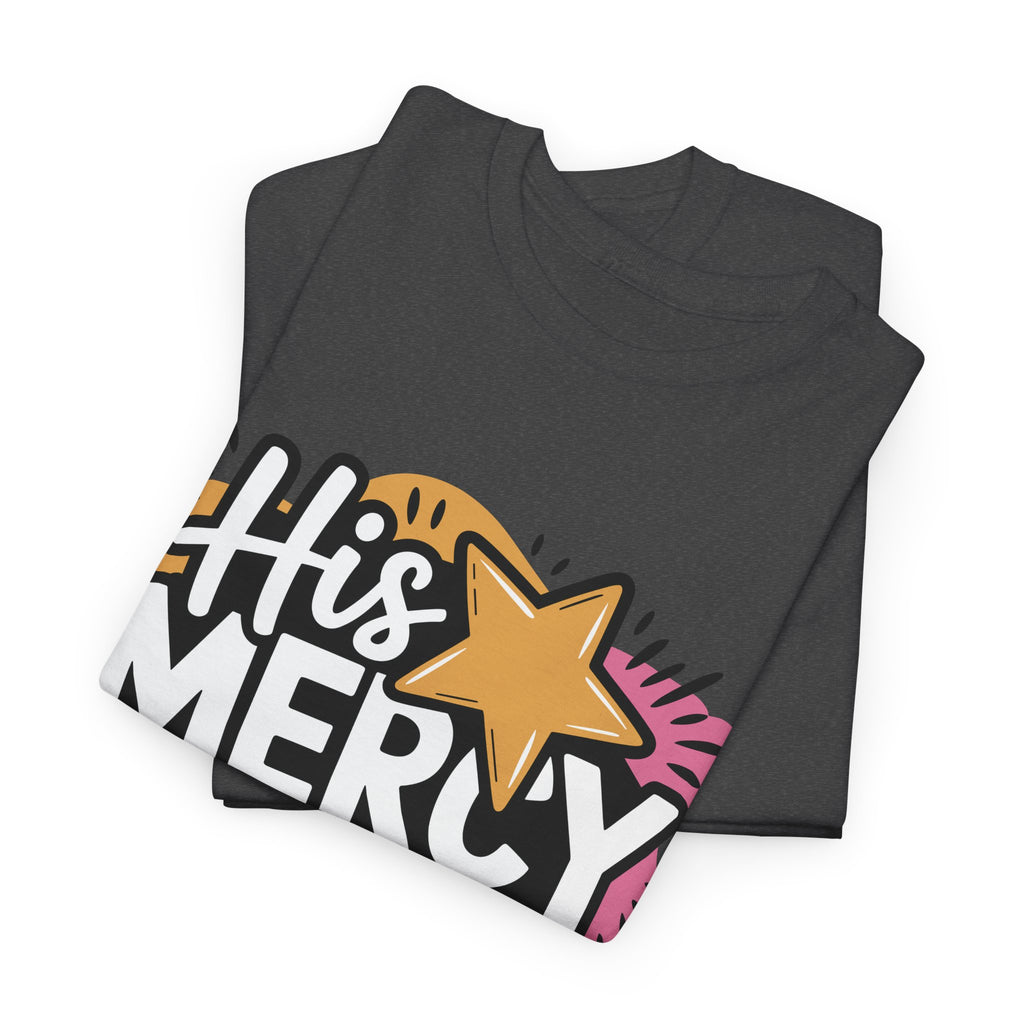 His Mercy Rewrote My Story Tee — Retro Christian Graphic T-Shirt