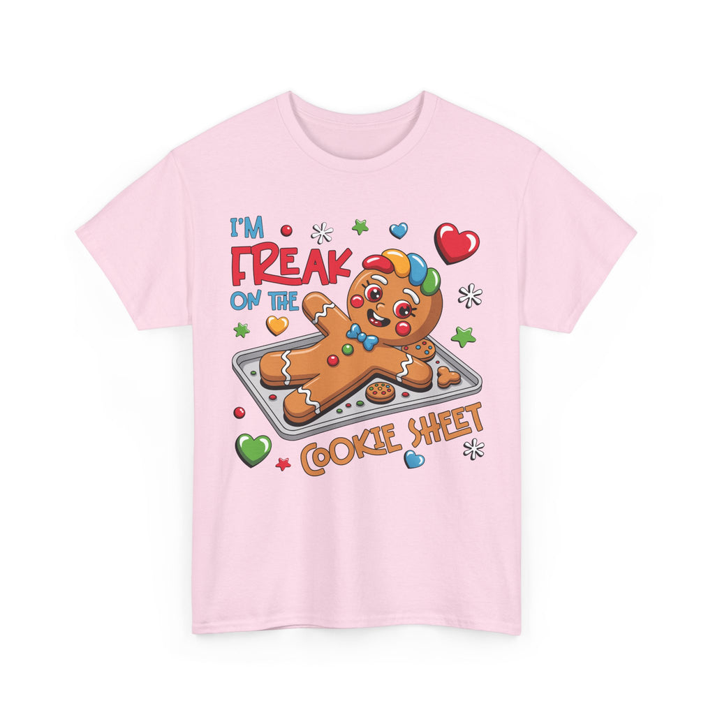 Gingerbread ‘I’m Freak on the Cookie Sheet’ Unisex Cotton Tee
