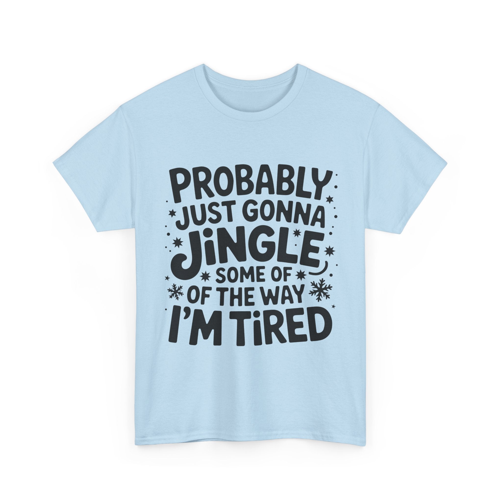 Black & White Minimalist Script Yes, I'm Always Cold Unisex Cotton Tee