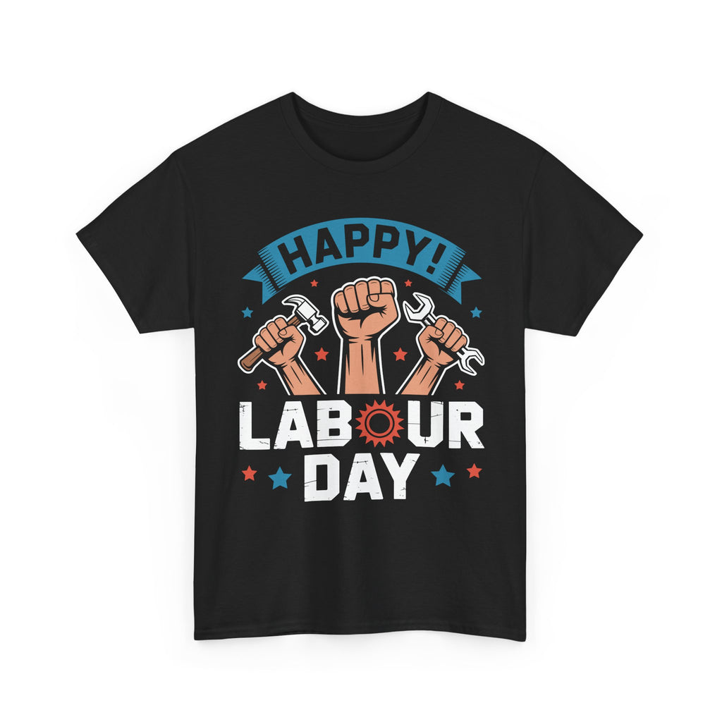 Happy US Labour Day Unisex Heavy Cotton T-Shirt