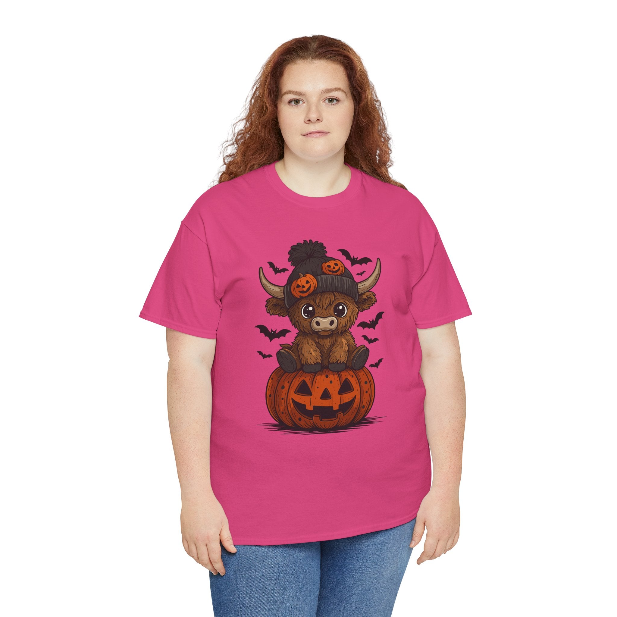 Halloween Cow Unisex Cotton Tshirt