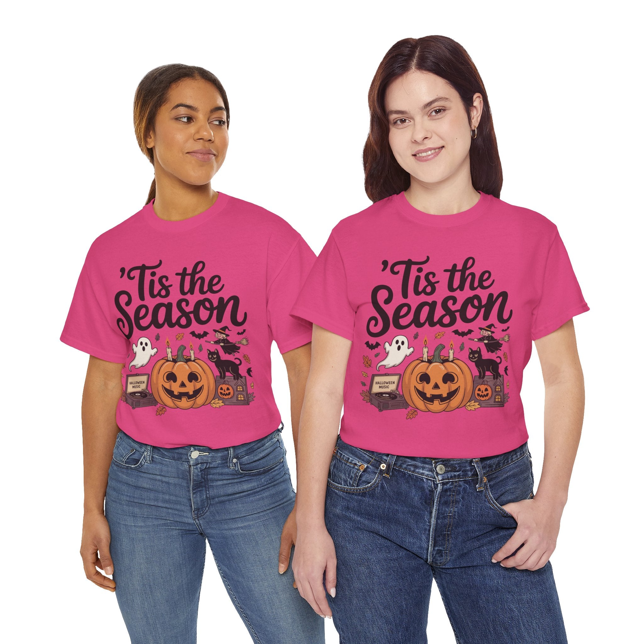 Holiday Season Unisex Cotton T-Shirt - Tis the Season Design