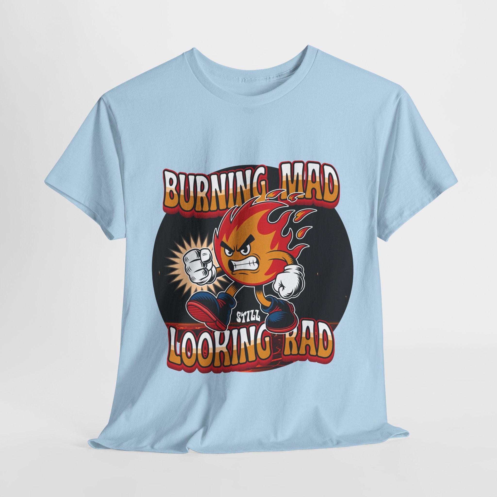 Burning Mad Looking Rad Unisex Tee