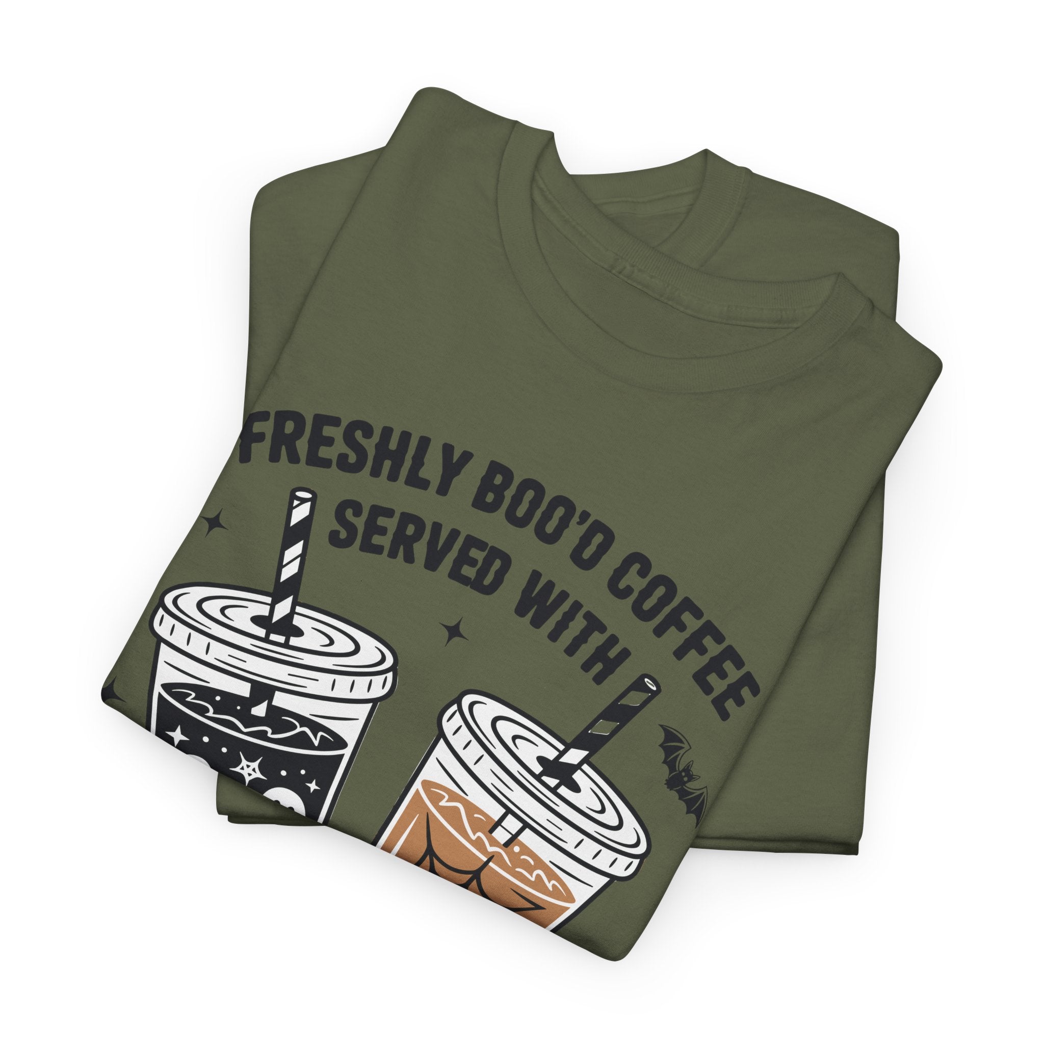 Halloween Iced Coffee Unisex Cotton Tee