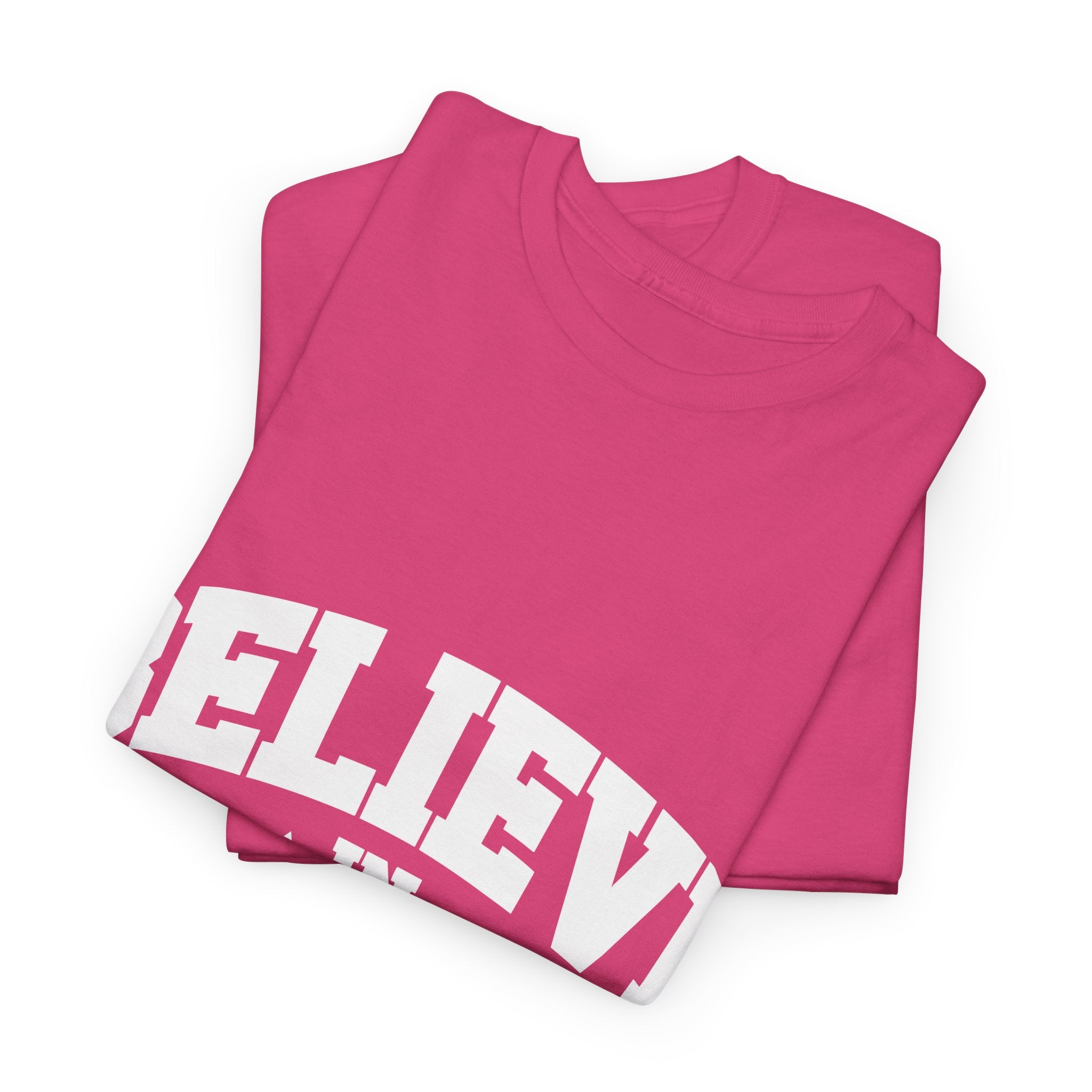 Believe in Yourself Varsity Unisex Cotton Tee