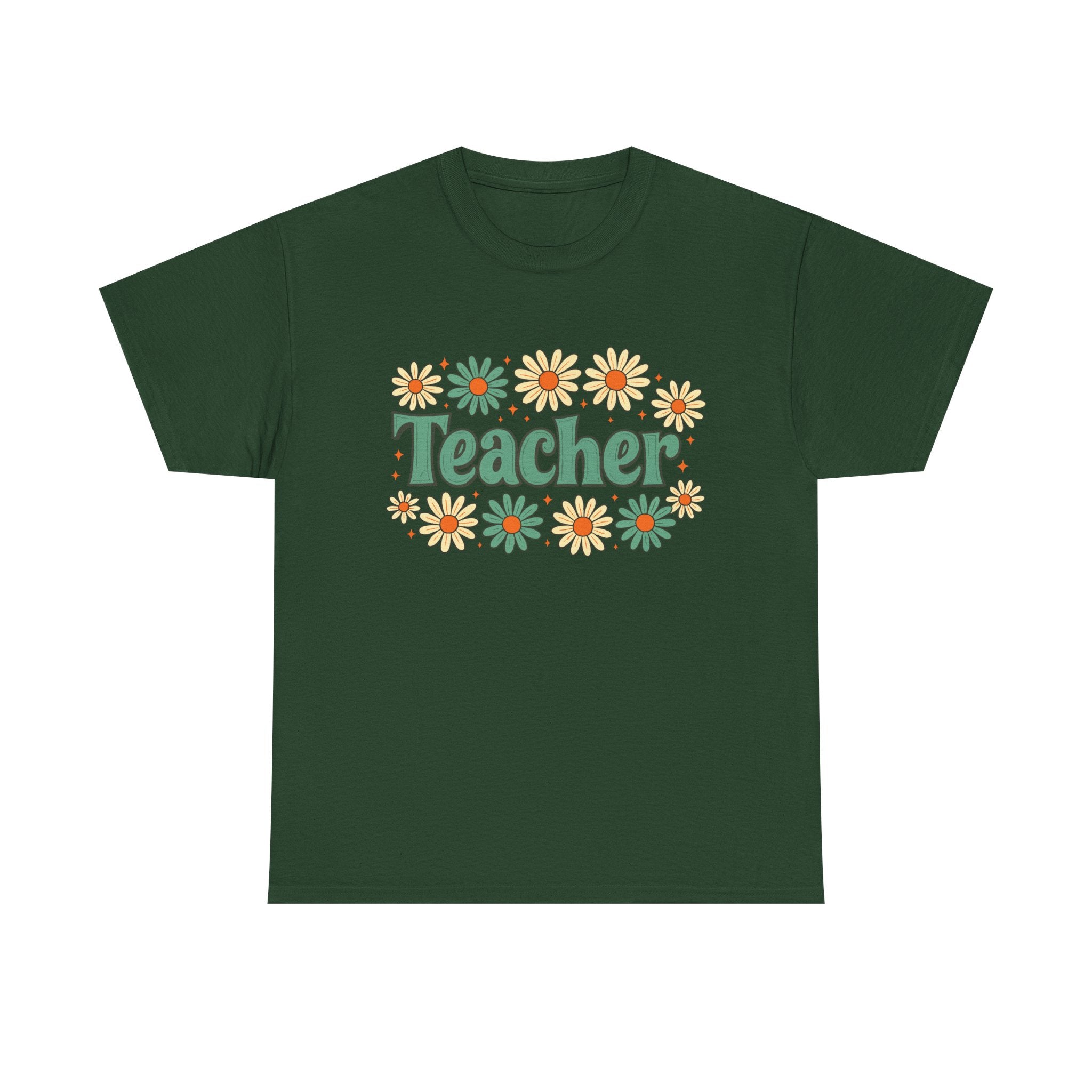 Floral Teacher Tee - Perfect Gift for Educators