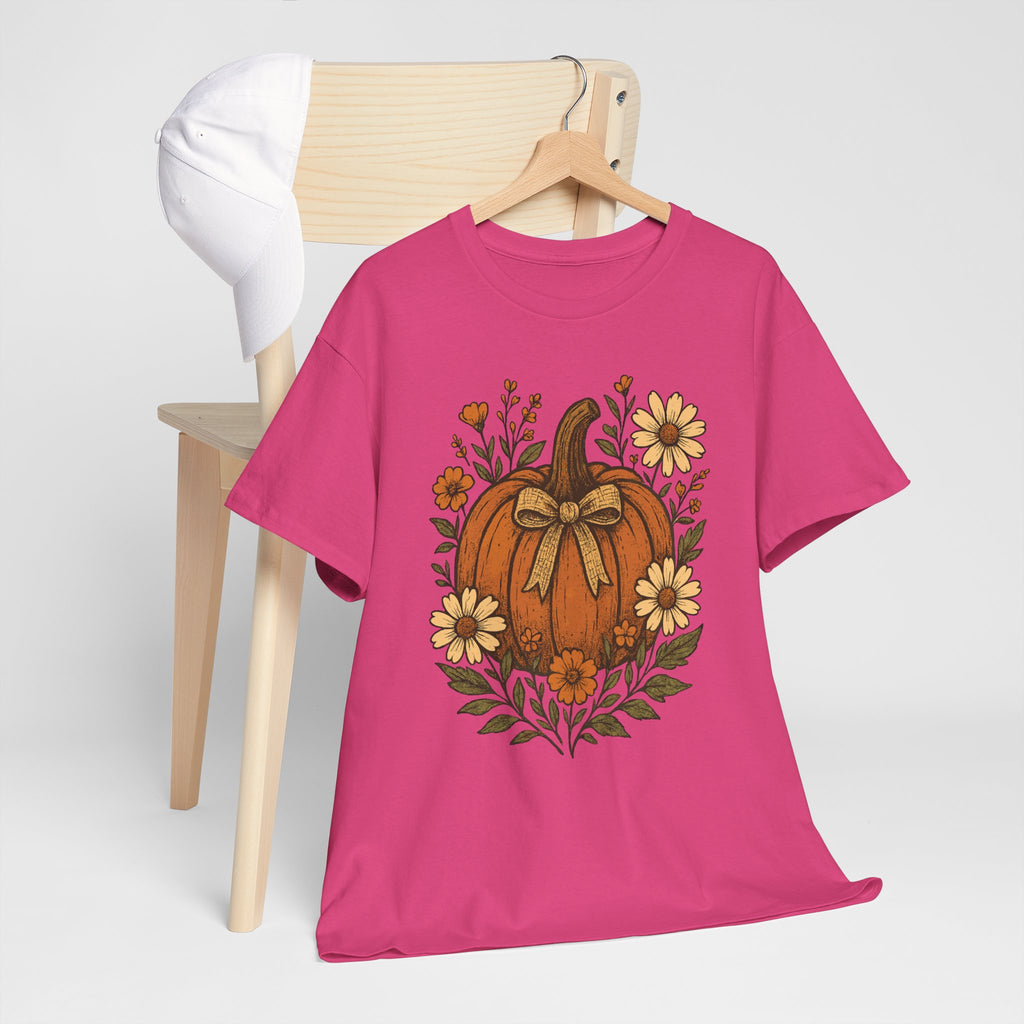 Pumpkin Daisy Unisex Cotton Tee
