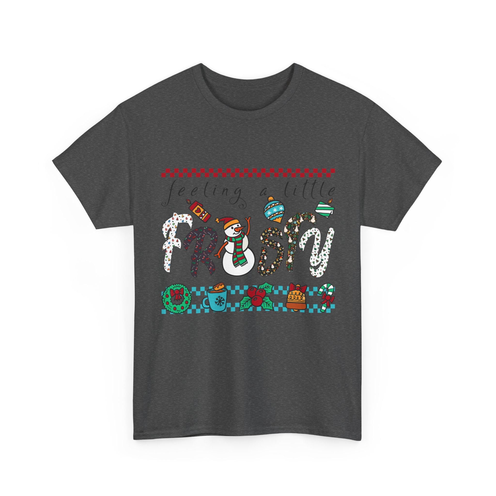 Christmas Frosty Unisex Cotton Tee