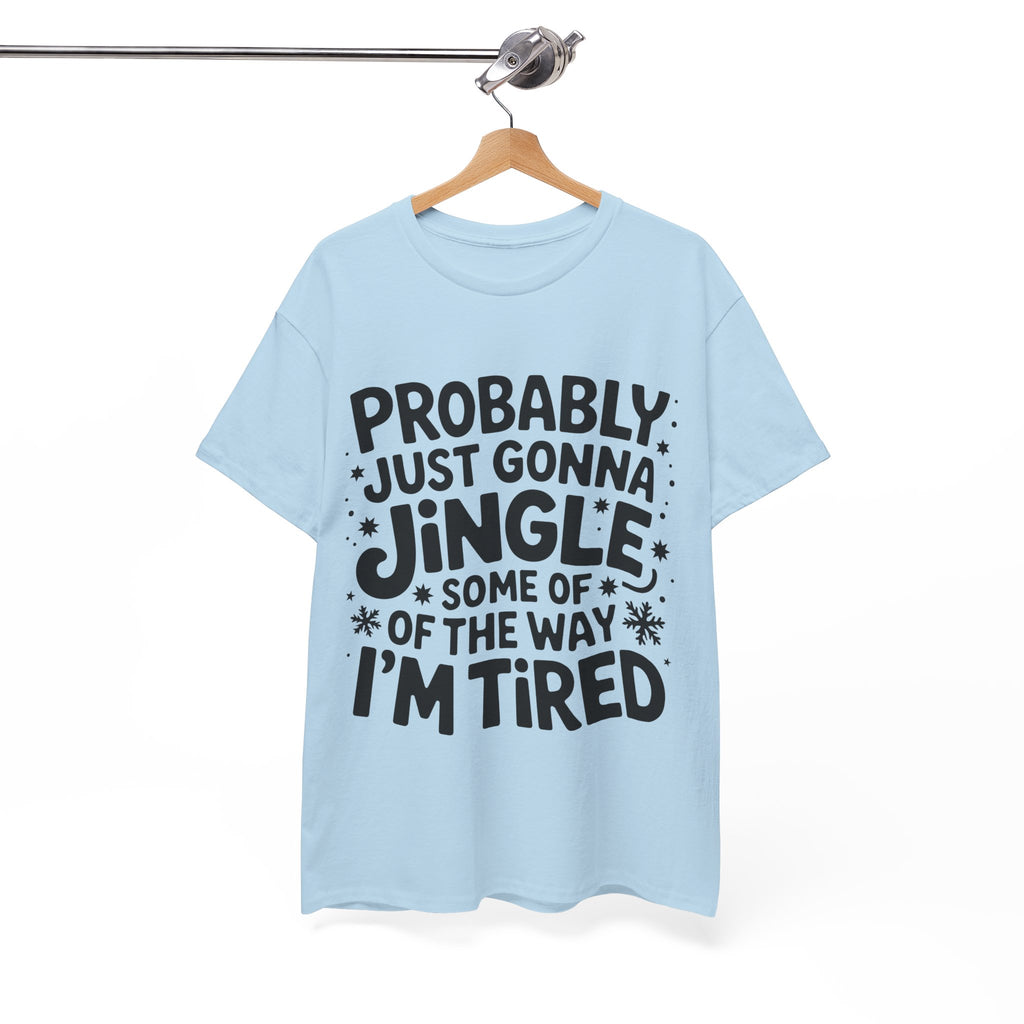 Black & White Minimalist Script Yes, I'm Always Cold Unisex Cotton Tee