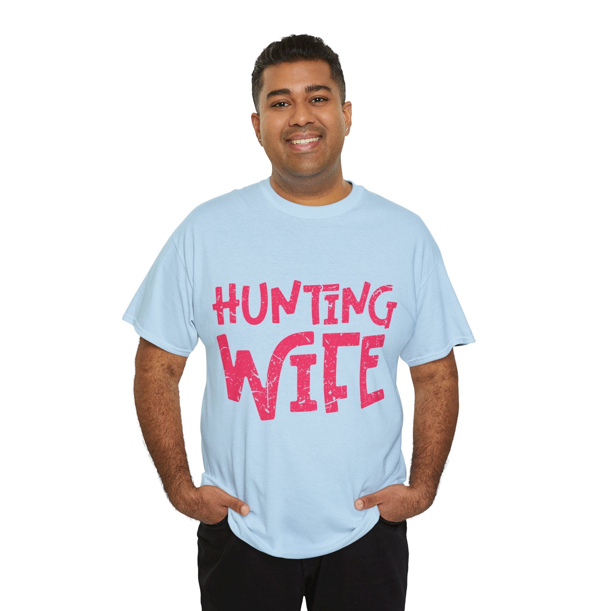 Hunting Season Vintage Badge T-Shirt — Rugged Orange Hunting Unisex Cotton Tee