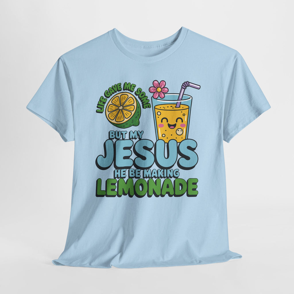 Christian Lemonade T‑Shirt — "Life Gave Me Some Lemons, My Jesus Makes Lemonade"Unisex Cotton Tee