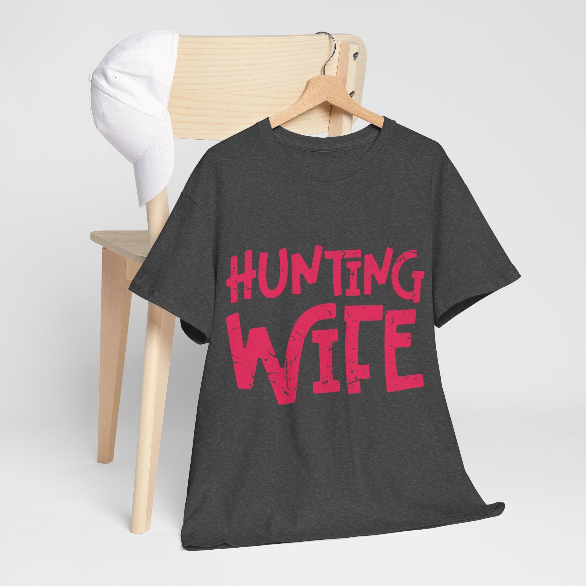 Hunting Season Vintage Badge T-Shirt — Rugged Orange Hunting Unisex Cotton Tee