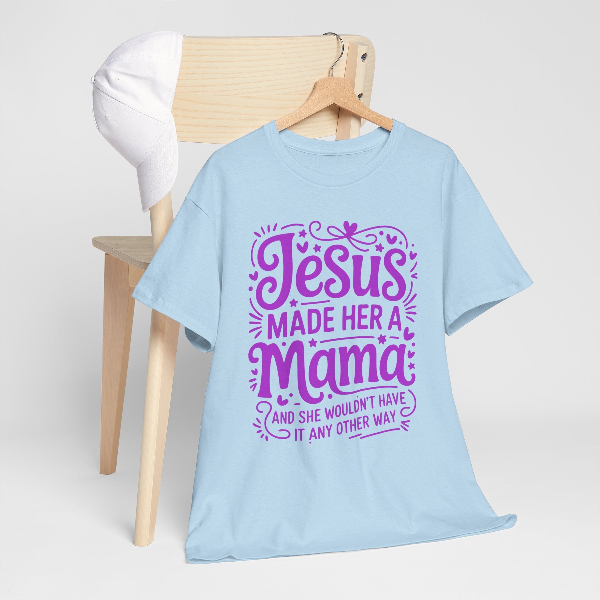 Jesus Made Her a Mama — Christian MamaUnisex Cotton T-Shirt