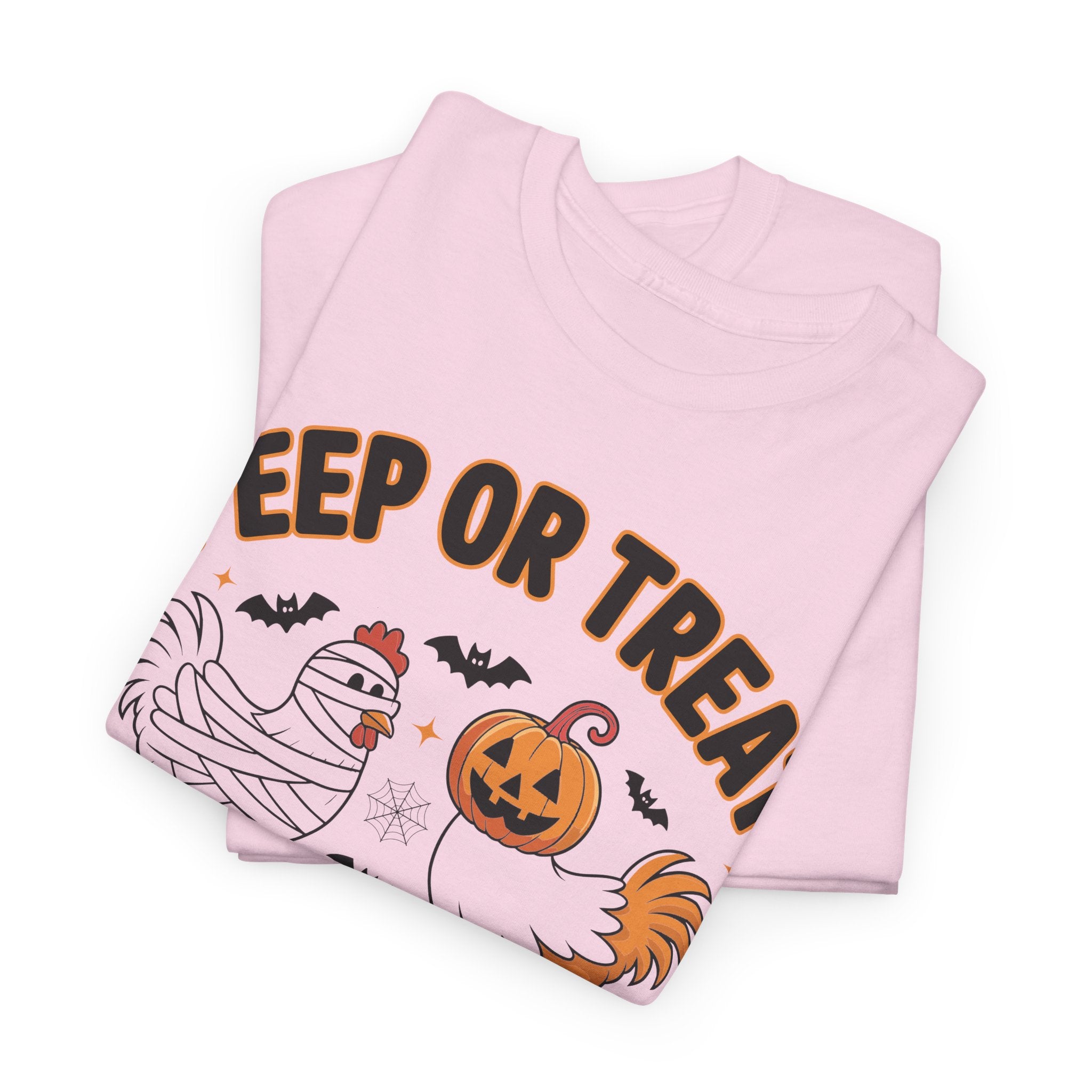 Peep or Treat Halloween Unisex Cotton Tee