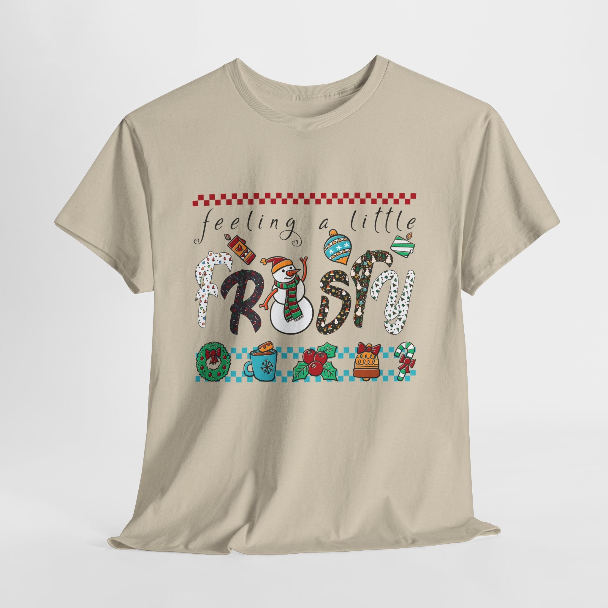 Christmas Frosty Unisex Cotton Tee